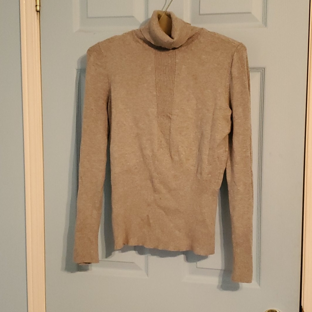 Grey turtle neck